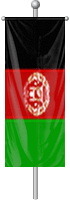 Nationalflagge Afghanistan