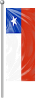 Nationalflagge Chile