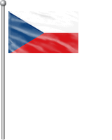 Nationalflagge Tschechien