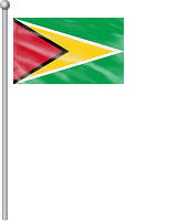 Nationalflagge Guyana