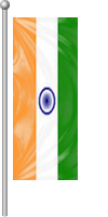 Nationalflagge Indien
