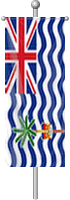 Nationalflagge Britisches Territorium im Indischen Ozean