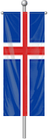 Nationalflagge Island