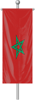 Nationalflagge Marokko