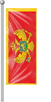 Nationalflagge Montenegro