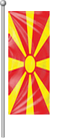 Nationalflagge Mazedonien