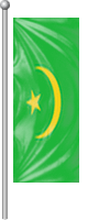 Nationalflagge Mauretanien