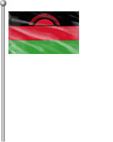 Nationalflagge Malawi