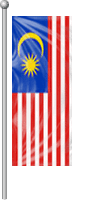 Nationalflagge Malaysia