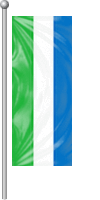 Nationalflagge Sierra Leone