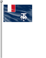 Nationalflagge FranzÃ¶sische SÃ¼d- und Antarktisgebiete