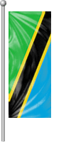 Nationalflagge Tansania