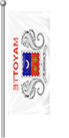 Nationalflagge Mayotte