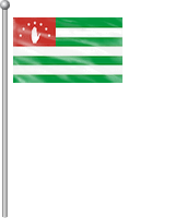Nationalflagge Abchasien