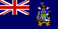 Nationalflagge SÃ¼dgeorgien und die SÃ¼dlichen Sandwichinseln