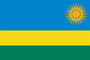 Nationalflagge Ruanda